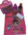Kit Escolar Minie 04 peças - Lancheira, Toalha de Mão e Acessórios