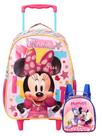 Kit Escolar Minnie Mochila Roda + Lancheira Térmica Original