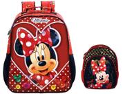 Kit Escolar Minnie Mouse Mochila De Costas + Lancheira