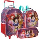 Kit Escolar Mochila Com Lancheira E Estojo Princesas Disney Kit Escolar Mochila Com Lancheira E Estojo Princesas Disney