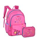 Kit Escolar Mochila Costas Estojo Box Youtuber Cacau Haxkar