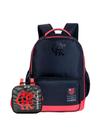 Kit Escolar Mochila De Costas+Lancheira Flamengo Original