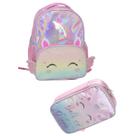 Kit Escolar Mochila Estojo Pacific Pack Me Magic Dreams -