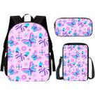 Kit Escolar Mochila, Lancheira E Estojo Borboleta Rosa Volta as Aulas Kit Escolar Mochila, Lancheira E Estojo Borboleta Rosa Volta as Aulas