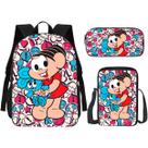 Kit Escolar Mochila, Lancheira E Estojo Gibi HQ Volta as Aulas Kit Escolar Mochila, Lancheira E Estojo Gibi HQ Volta as Aulas