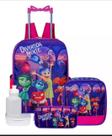 Kit Escolar Mochila Lilás Divertidamente De Carrinho Com Estojo e Lancheira Térmica Kit Escolar Mochila Lilás Divertidamente De Carrinho Com Estojo e Lancheira Térmica