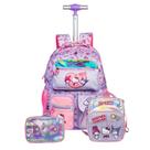 Kit Escolar Mochila Rodinha Gel Lancheira Térmica Estojo Box - Kit Escolar Mochila Rodinha Gel Lancheira Térmica Estojo Box -
