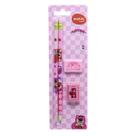 Kit Escolar Molin Pencil Lotso 2 Lápis, Borracha e Apontador Kit Escolar Molin Pencil Lotso 2 Lápis, Borracha e Apontador