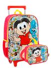 Kit Escolar Mônica Mochila de Rodas + Lancheira Térmica VM Kit Escolar Mônica Mochila de Rodas + Lancheira Térmica VM