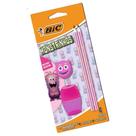 Kit Escolar Monstrinho Rosa Lap.+borr+apon Blister Kit Escolar Monstrinho Rosa Lap.+borr+apon Blister