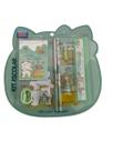 Kit Escolar Papelaria Fofa Kawaii C/ 8 Peças da KAZ Cor:Verde