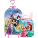 Kit Escolar Princesas Disney Mala e Lancheira 3d Maxtoy Kit Escolar Princesas Disney Mala e Lancheira 3d Maxtoy