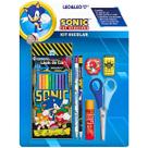 Kit Escolar Sonic com 07 Peças Lapis Sextavado LeoLeo