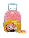 Kit Escolar Spy Family Mochila Rodas + Estojo Simples Kit Escolar Spy Family Mochila Rodas + Estojo Simples