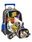 Kit Escolar Star Wars Mochila Rodas + Lancheira + Estojo Kit Escolar Star Wars Mochila Rodas + Lancheira + Estojo