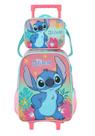 Kit Escolar Stitch Disney Mochila Rodinhas Lancheira Confort Kit Escolar Stitch Disney Mochila Rodinhas Lancheira Confort