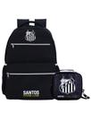 Kit Escolar Time Santos Mochila Costas + Lancheira Térmica