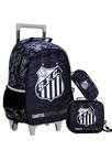 Kit Escolar Time Santos Mochila Rodas + Lancheira + Estojo Kit Escolar Time Santos Mochila Rodas + Lancheira + Estojo