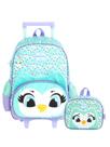 Kit Escolar UP4YOU Mochila Rodas e Costas + Lancheira