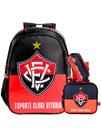 Kit Escolar Vitória Mochila Costas + Lancheira + Estojo