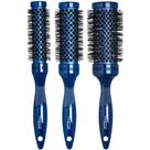 Kit Escova Blue Antibacteriana Ceramica Pro 25/33/43mm Vertix Kit Escova Blue Antibacteriana Ceramica Pro 25/33/43mm Vertix