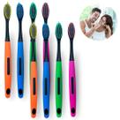 Kit Escova De Dente Adulto 8 Unidades Limpeza E Saúde Bucal Com Capa Protetora Kit Escova De Dente Adulto 8 Unidades Limpeza E Saúde Bucal Com Capa Protetora