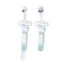 Kit Escova Dental Baby Treinamento Learn to Brush Azul Mam