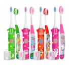 Kit Escova Dental Infantil Elétrica + Manual + Capa protetor Estampa:Dog Kit Escova Dental Infantil Elétrica + Manual + Capa protetor Estampa:Dog