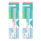 Kit Escova Dental Kids Kess Dentinho Belliz Rosa/azul C/2 Kit Escova Dental Kids Kess Dentinho Belliz Rosa/azul C/2