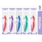 Kit Escova Dental para Prótese e Dentadura Powerdent 5 unidades