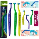 Kit Escova Dental Para Protese Protocolo Implante RV Dente Com 3 Unidades