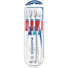 Kit Escova Dental Sensodyne Gentle Extra Macia 3 Unidades