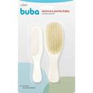 Kit Escova E Pente Cerdas Naturais - Buba Kit Escova E Pente Cerdas Naturais - Buba