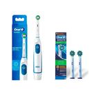 Kit Escova Elétrica Oral B Pró Saúde Power E Refil Para Escova Dental Elétrica Oral-B CrossAction - 2 Unidades