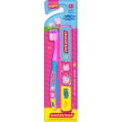 Kit escova + estojo peppa pig - macia - 3 anos+ dentalclean
