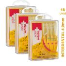 KIT Escova Interdental Amarela 4.0mm 18 unidades Edel White