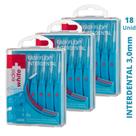 KIT Escova Interdental Azul 3.0mm 18 unidades Edel White KIT Escova Interdental Azul 3.0mm 18 unidades Edel White