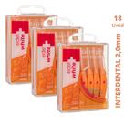KIT Escova Interdental Laranja 0.45mm 18 unidades Edel White KIT Escova Interdental Laranja 0.45mm 18 unidades Edel White