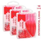 KIT Escova Interdental Vermelha 2.4mm 18 unidades Edel White KIT Escova Interdental Vermelha 2.4mm 18 unidades Edel White