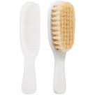 Kit Escova Mais Pente Com Cerdas Naturais 08243 buba Kit Escova Mais Pente Com Cerdas Naturais 08243 buba