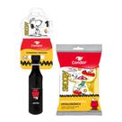 Kit Escova para Cabelo + Esponja para Banho Snoopy Condor