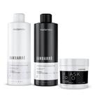 Kit escova progressiva bambarrô 1l + brinde