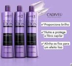 Kit Escova Progressiva Cadiveu Plástica dos Fios Selagem Térmica 3x1000 ml cadiveu professional
