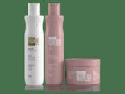 Kit Escova Progressiva Fashion Gold Baby 300g