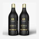 Kit Escova Progressiva Golden Liss Sem Formol HBeauty 1l