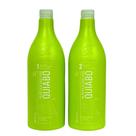 Kit Escova Progressiva Plastica Dos Fios Quiabo Royal - 2x1000ml
