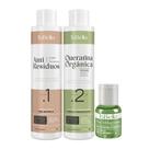 Kit Escova Progressiva Queratina Organica Tobella Selagem de Pistache Máscara + Shampoo - 2x1l