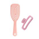 Kit Escova Raquete Easy Flexi + Piranha Candy - ProArt Cor:Rosa