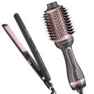 KIT Escova Secadora ES11 Keratin Chapinha P27 Tourmaline Mondial Bivolt Seca Alisa Modela