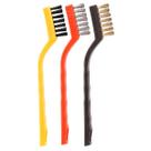 Kit Escovas De Limpeza Cerdas de Nylon, Aço e Latão Limpeza Pesada Fogão Exaustor Cook Top Frestas Frisos Panelas Gordura Kit Escovas De Limpeza Cerdas de Nylon, Aço e Latão Limpeza Pesada Fogão Exaustor Cook Top Frestas Frisos Panelas Gordura
